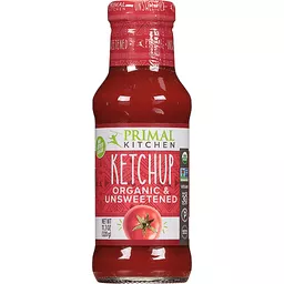 3 x Primal Kitchen Ketchup Organic Unsweetened 11.3 oz Bottle