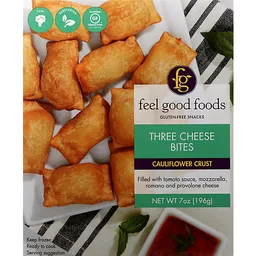 Feel Good Foods Gluten-Free Three Cheese Appetizer, 7oz 