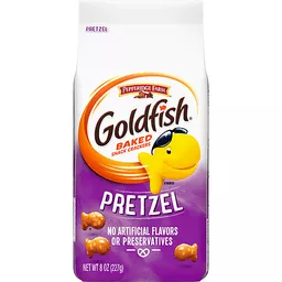 goldfish cracker logo outline
