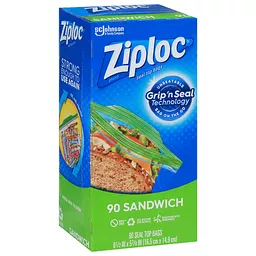 Ziploc Sandwich Bags, 90 ct 