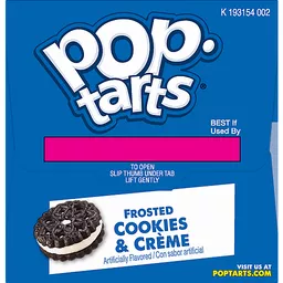 Kellogg's Frosted Cookies & Creme Pop Tarts Toaster Pastries 8