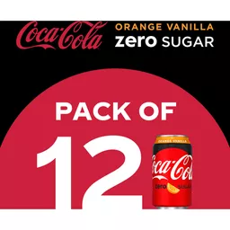 Coke Zero Sugar Diet Soda Soft Drink, 12 fl oz - 12 Pack