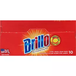 Brillo Steel Wool Soap Pads 10CT Box
