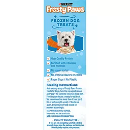 Purina FROSTY PAWS Original Flavor Frozen Dog Treats, 4 Cups per Box, 13  fl. oz. Ready to eat treat