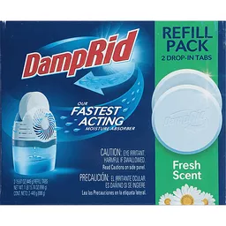 DampRid Moisture Absorber Refill 2 Drop in Tabs 15.8 oz box, Cleaning  Supplies
