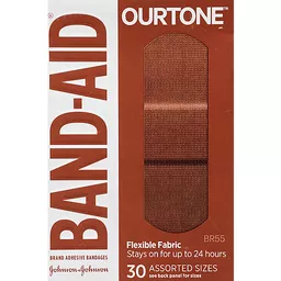 Band-Aid Brand Ourtone Adhesive Bandages Flexible Protection & Care of  Minor Cuts & Scrapes Quilt-Aid Pad for Painful Wounds BR45 Assorted Sizes  30 ct Pack of 3 Light 30 Count (Pack of 3)