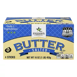 Freedom's Choice Unsalted Butter Sticks 16 oz