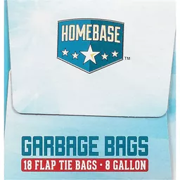 Home Base Flap Top 8 gal Medium Trash Bags, Trash Bags