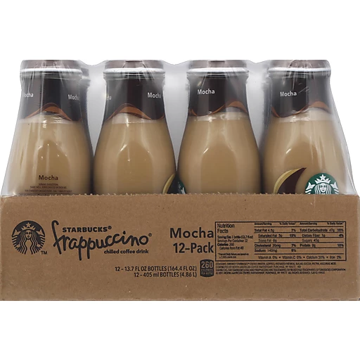 Starbucks Frappuccino Coffee Drink, Coffee, 13.7 fl oz Bottles (12 Pack)