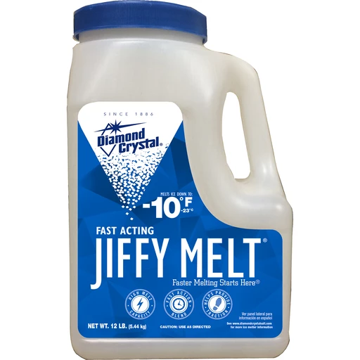 Diamond Crystal® Jiffy Melt® Ice Melter 12 Lb. Jug, Household