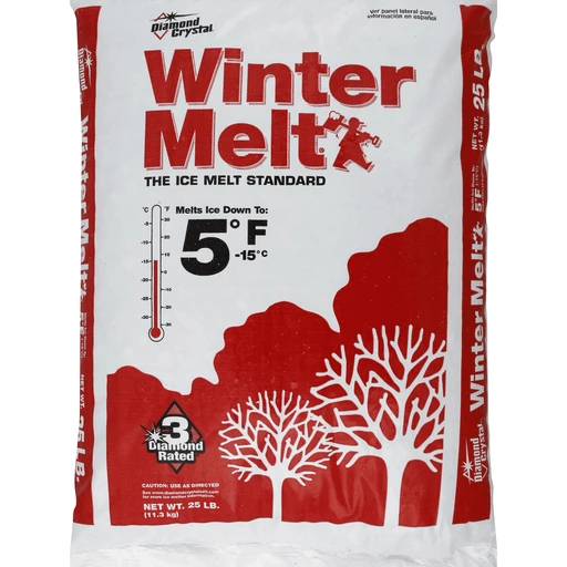 Diamond Crystal® Winter Melt® Ice Melter 25 lb. Bag, Salt, Spices &  Seasonings