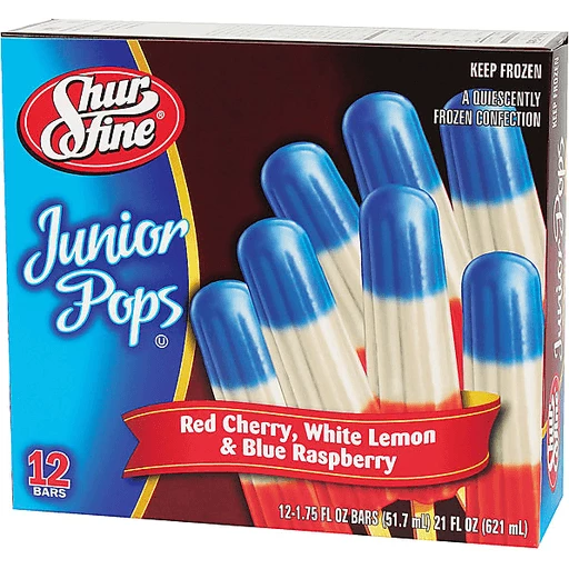Red, White & Blue Ice Pops - 8 boxes