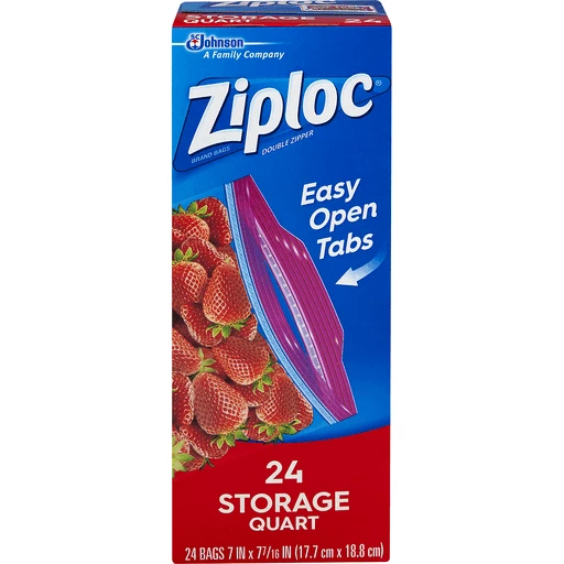 Ziploc Brand Storage Bags with New Stay Open Design, Gallon, 80 Count,  Patented Stand-up Bottom, Easy to Fill Food Storage Bags, Unloc a Free Set  of Hands in the Kitchen, Microwave Safe