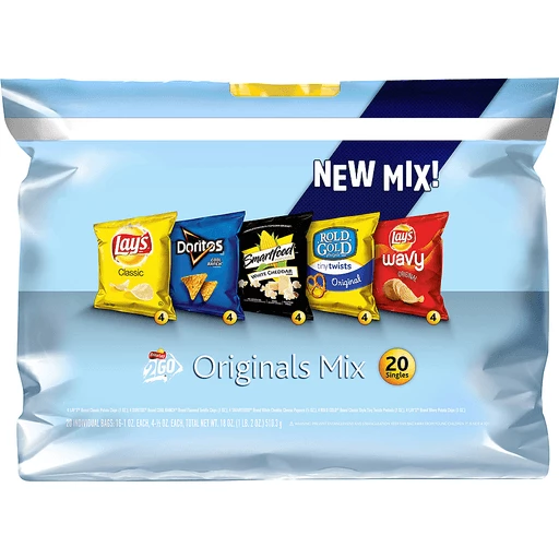 Frito-Lay 2Go Original Mix Snack Variety Pack 18 oz. Bag, Snacks, Chips &  Dips