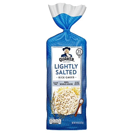 Quaker Rice Cakes, Lightly Salted 4.47 Oz | Rice & Rice Cakes 