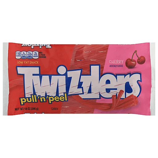 Twizzlers Candy, Pull 'N' Peel, Cherry 14 Oz | Jelly Beans 