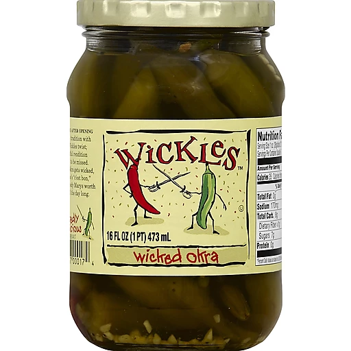 Wickles Wicked Okra Pickles, 16 fl oz
