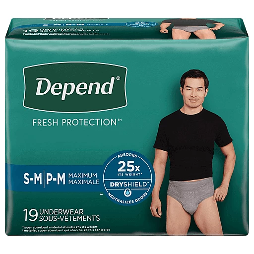 Depend Underwear, Maximum, Small-Medium 19 ea, Incontinence