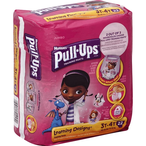 Pull-Ups Learning Designs Boys' Potty Training Pants, 3T-4T (32-40