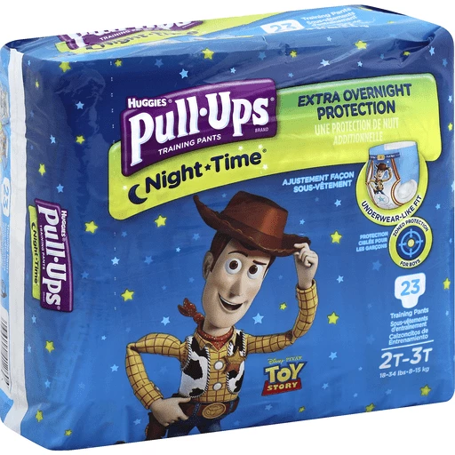 Huggies Pull-Ups Night-Time Boys Training Pants, 2T-3T