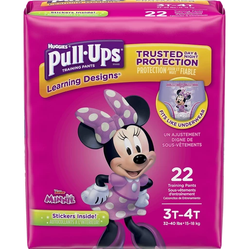Pull Ups Learning Designs Training Pants, Disney Junior Minnie, 3