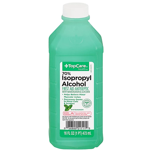 TopCare Alcohol Isopropyl 70% Spray Bottle, First Aid & Wound