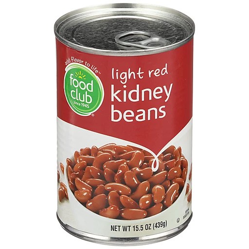 Food Club Light Red Kidney Beans, Green Beans & Peas