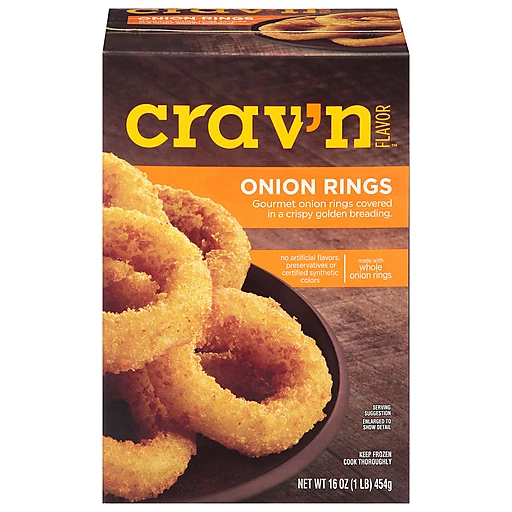 Crav'n Flavor Onion Rings 16 Oz, Appetizers & Snacks
