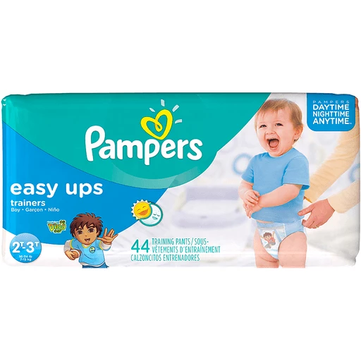 Pampers Easy Ups Boys Size 2T-3T Training Pants 44 ct Pack