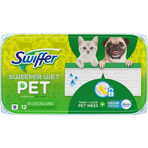 Swiffer Sweeper Wet Mopping Cloths With Febreze Freshness