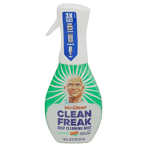 Mr. Clean Clean Freak Deep Cleaning Mist With Original Gain Scent Cleaner  16 Oz, Multi-Purpose