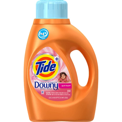 Tide + Downy April Fresh Detergent 46 Fl Oz, Liquid