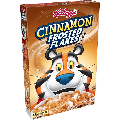 Frosted Flakes - Frosted Flakes, Cereal, Corn with Crispy Cinnamon