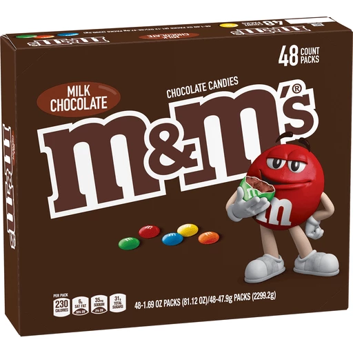 M&M Milk Chocolate Candies - Bulk