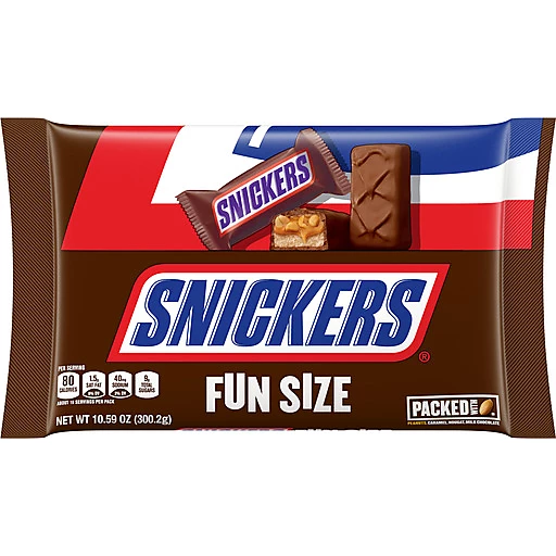 Snickers Minis Size Original Milk Chocolate Bars - 4.4 oz Bag