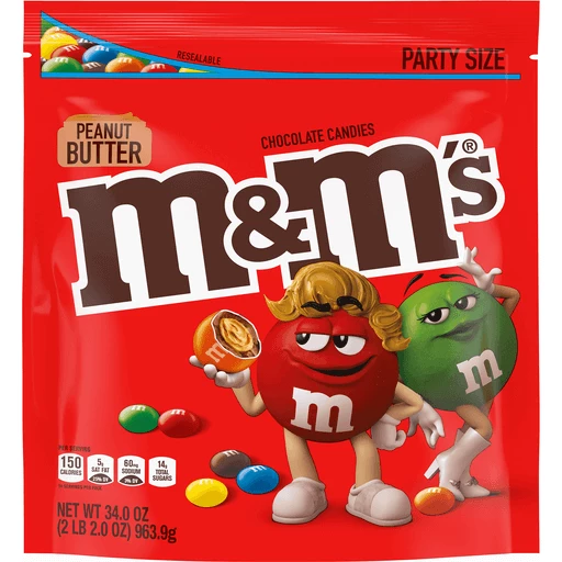 Peanut butter chocolate candies - M&M's