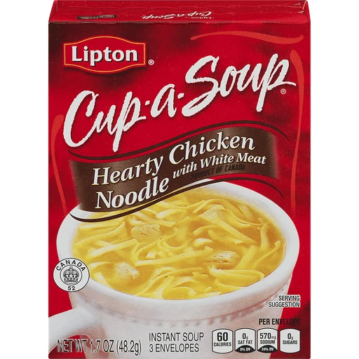 Lipton Cup-a-Soup Instant Chicken Noodle Soup Mix in Bulk