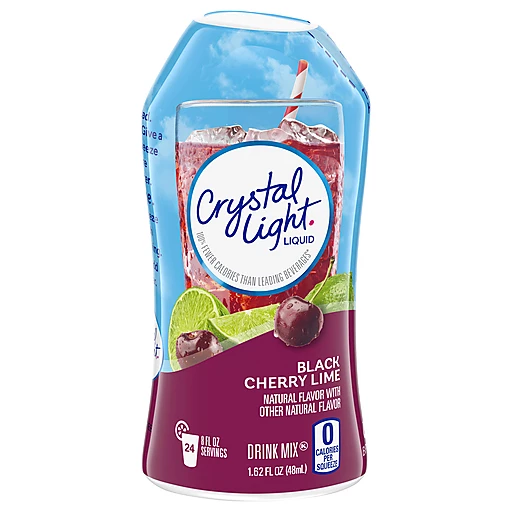 Crystal Light Liquid Black Cherry Lime Drink Mix 1.62 Oz