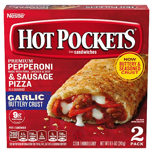 Hot Pockets Hot Ones Hot Habanero Pepperoni & Sausage - 2 ct