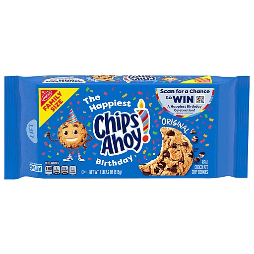 CHIPS AHOY! Chocolate Chip Cookies, Family Size (3 pk.) – My Kosher Cart