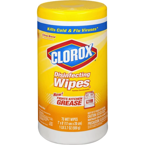 Clorox 75-Count Crisp Lemon and Fresh Scent Bleach Free