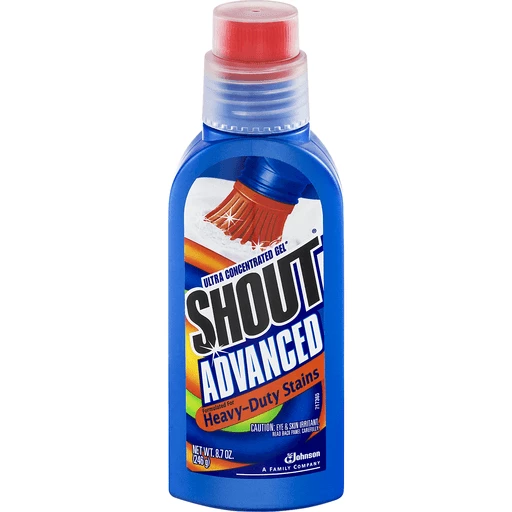 2) Shout Advanced Set-In Stain Scrubber Stain Remover Concentrated Gel 8.7  oz