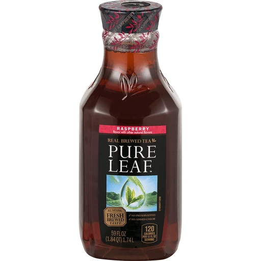 Pure Leaf Real Brewed Tea Raspberry 59 Fl Oz Bottle