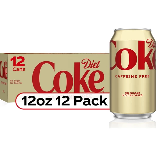 Diet Coke Caffeine-Free Fridge Pack Cans, 12 fl oz, 12 Pack | Soft
