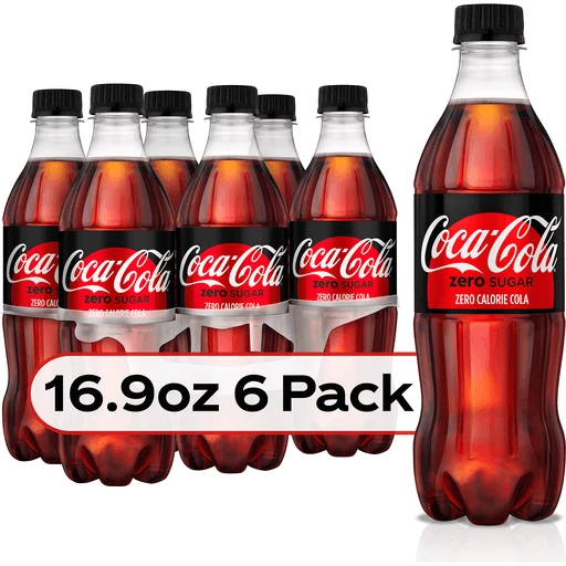 Coca-Cola® Zero Sugar Soda Bottles, 6 pk / 16.9 fl oz - Mariano's