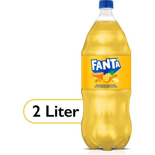 Fanta Soda, Pineapple Flavored 67.6 fl oz, Shop
