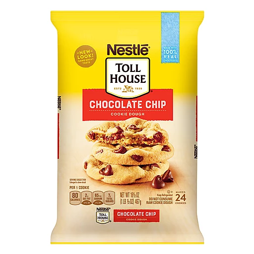 Nestle Toll House Individual-Size Chocolate ChipPizza Cookie Kit