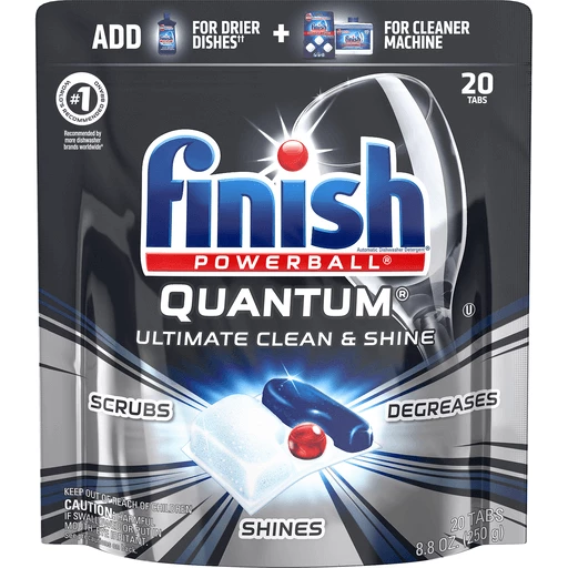Finish Quantum/Jet Dry Detergent & Rinse Aid 1 Ea