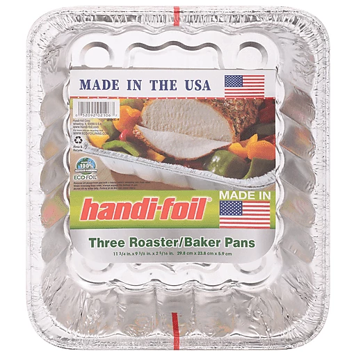 Handi-Foil Roaster/Baker Pans 3 Ea, Bakeware & Cookware
