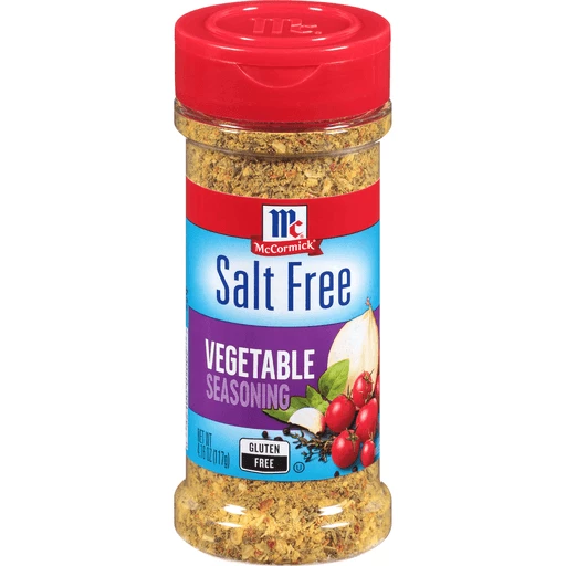 Mccormick Seasoning, Salt Free, Vegetable - 4.16 oz